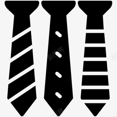 采购产品领带男装办公室领带图标