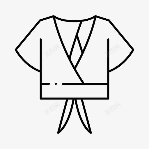 v领上衣服装时装svg_新图网 https://ixintu.com 服装 衣领 上衣 时装 服装店