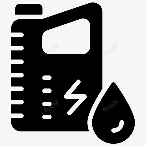 燃料罐燃料容器汽油svg_新图网 https://ixintu.com 燃料 容器 汽油 油罐 塑料 能量 标识 图标