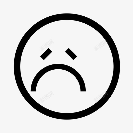失望情绪感情svg_新图网 https://ixintu.com 简单 失望 情绪 感情 悲伤 表情