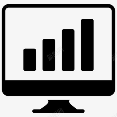 在线报告业务监控计算机图标
