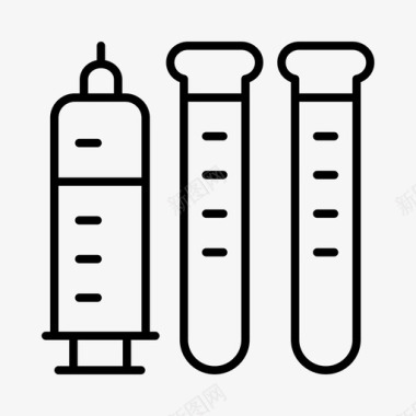 医学验血医疗图标