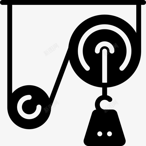 滑轮重量教育物理svg_新图网 https://ixintu.com 滑轮 重量 物理 教育 物理科 科学 固体
