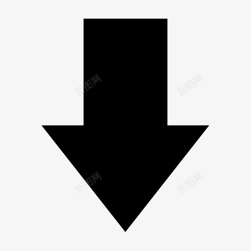 向下箭头方向svg_新图网 https://ixintu.com 向下 箭头 方向 道路 标志 下方 路标