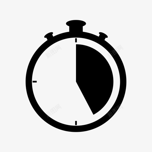 秒表计时器竞赛svg_新图网 https://ixintu.com 计时器 秒表 竞赛 速度 开始