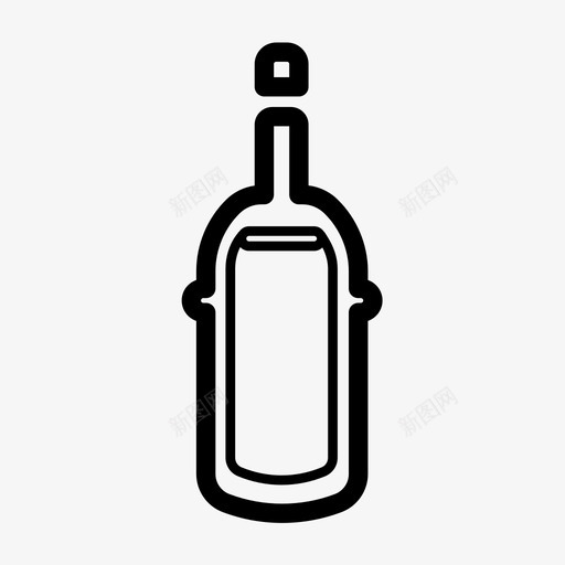 杜松子酒酒精玻璃瓶svg_新图网 https://ixintu.com 杜松子 松子 酒精 玻璃瓶 饮料 套装