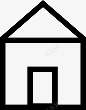 家房子轮廓图标