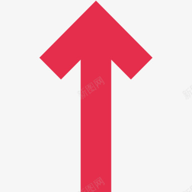 红上箭头图标