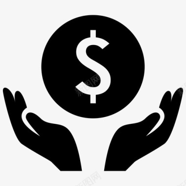 收入货币金钱图标