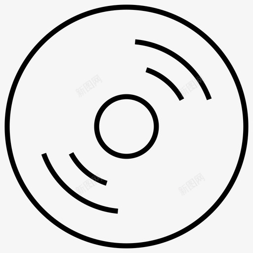 唱片cd磁盘svg_新图网 https://ixintu.com 唱片 磁盘 嘻哈 音乐 生日 快闪
