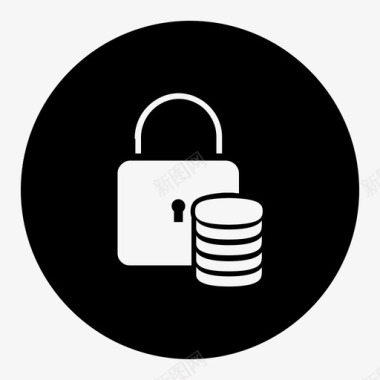 数据库保护数据中心数据库安全图标