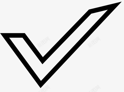 勾描边svg_新图网 https://ixintu.com 勾描