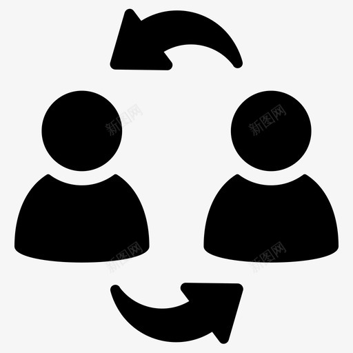 交流合作转让svg_新图网 https://ixintu.com 交流 合作交流 转让
