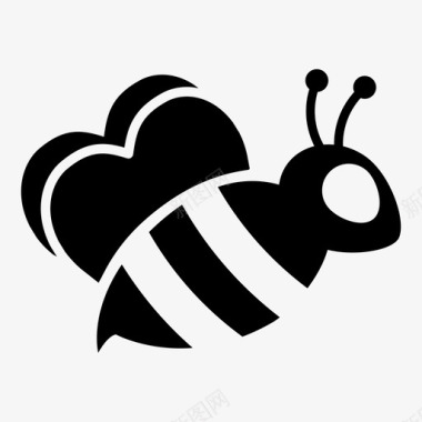 蜜蜂蜂蜜春天图标