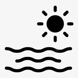 海太阳海太阳夏日雕文高清图片