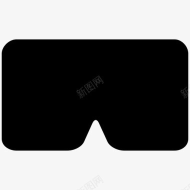 vr眼镜护目镜虚拟图标