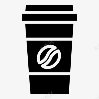 浓缩咖啡饮料杯子图标