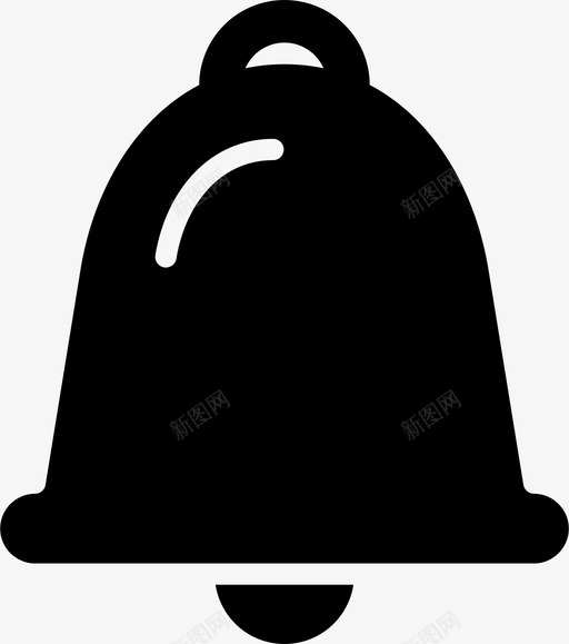 通知警报铃svg_新图网 https://ixintu.com 警报 通知 铃铃