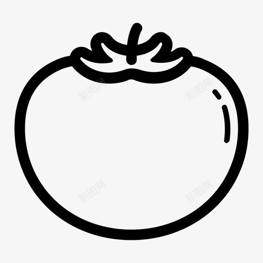西红柿番茄svg_新图网 https://ixintu.com 西红柿 番茄