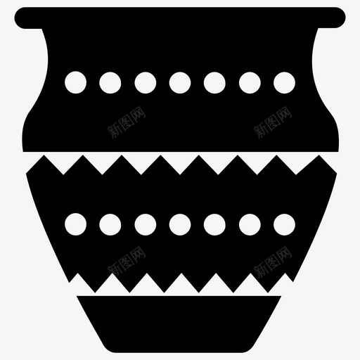 埃及瓮陶罐传统陶器svg_新图网 https://ixintu.com 埃及 陶器 陶罐 传统 古代 花瓶 陶瓷 雕刻 图标