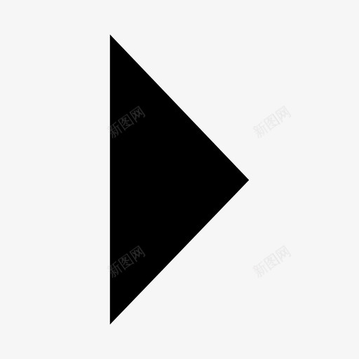 箭头指向右svg_新图网 https://ixintu.com 箭头 指向 向右 显示 方向 三角形