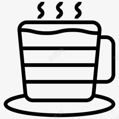 拿铁咖啡豆咖啡图标