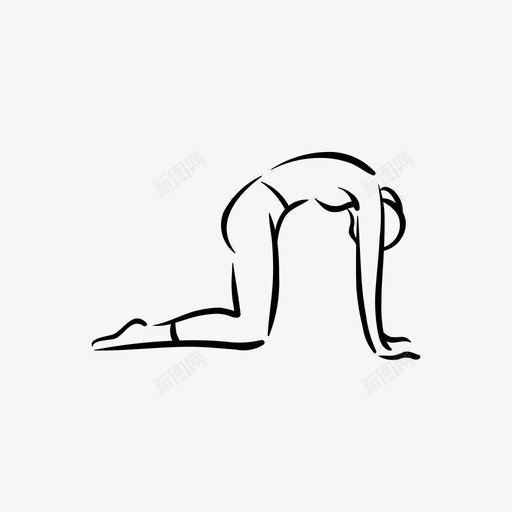 马加里亚萨纳瑜伽姿势健身svg_新图网 https://ixintu.com 马加里 加里 亚萨 瑜伽 姿势 健身