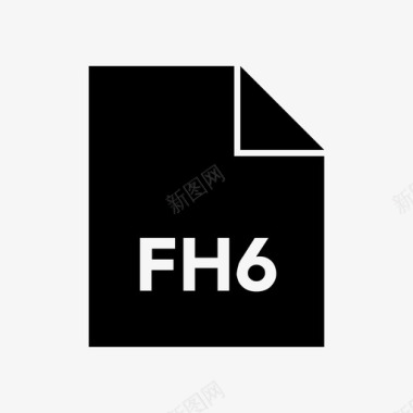 文件格式glyph粗体fh6图标