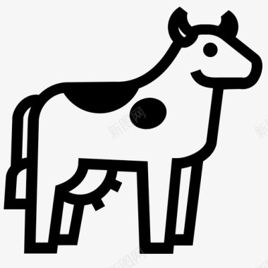 牛动物母牛图标