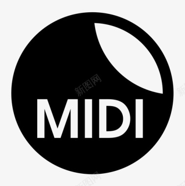 文件扩展名midi图标