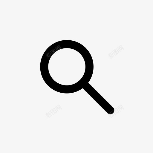 搜索分析玻璃svg_新图网 https://ixintu.com 搜索 分析 玻璃 透镜 放大镜 测试