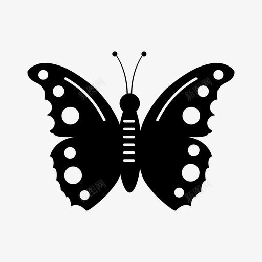 蝴蝶飞翔昆虫svg_新图网 https://ixintu.com 蝴蝶 飞翔 昆虫 展开 翅膀 收藏