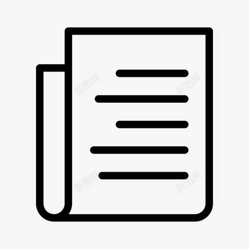 新闻日报媒体svg_新图网 https://ixintu.com 新闻 日报 媒体 报纸 世界 偶像