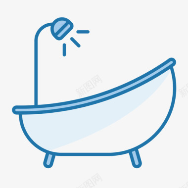 厕洗卫设备浴缸1图标