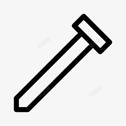 钉子连接施工svg_新图网 https://ixintu.com 钉子 连接 施工 固定 固定工 工具 家用