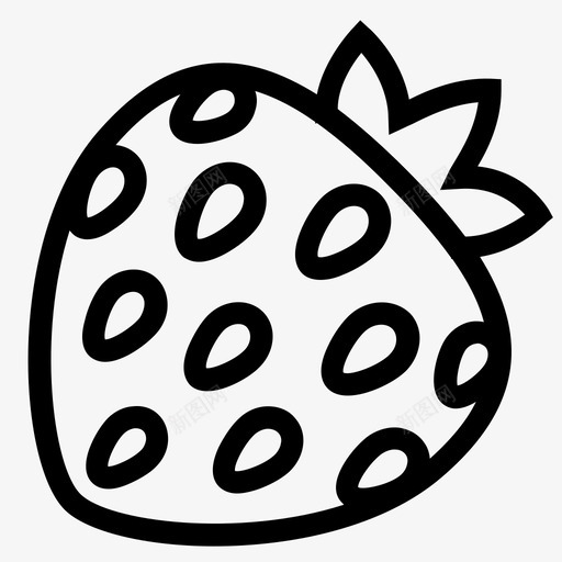 草莓覆盆子覆盆子水果svg_新图网 https://ixintu.com 草莓 覆盆 盆子 水果 图片 图标