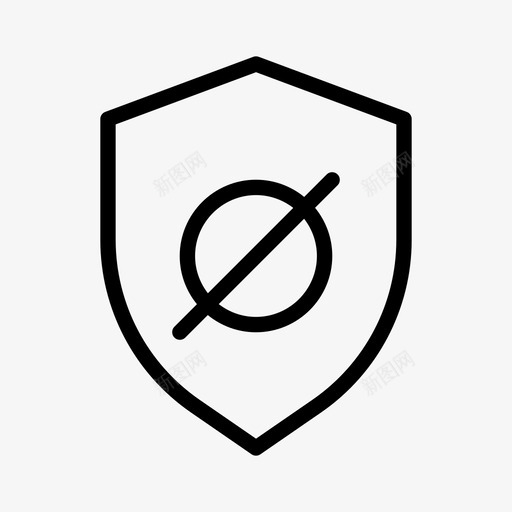 阻止广告图标安全svg_新图网 https://ixintu.com 阻止 广告 图标 安全 屏蔽 病毒 通用
