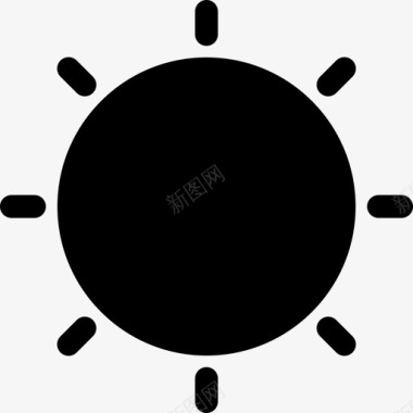 太阳白天日间模式白天晴面性图标