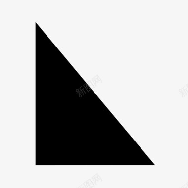 直角三角形平面场数学材料图标