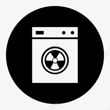 洗衣机电子设备家用电器图标