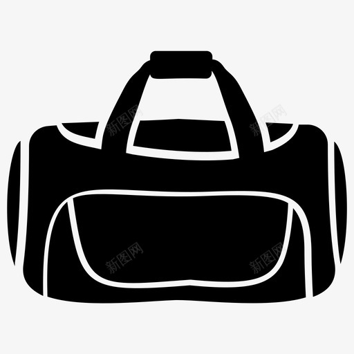 板球包行李袋游戏包svg_新图网 https://ixintu.com 板球 包板球 包行李 行李 游戏 健身房 包球员 球员 字形 图标