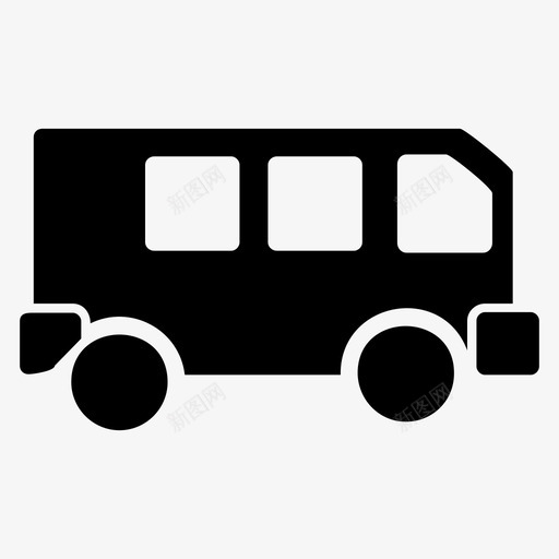 货车汽车露营车svg_新图网 https://ixintu.com 汽车 货车 露营 交通工具