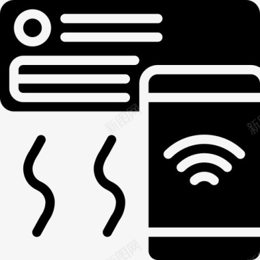 wifi控制空调家用智能图标