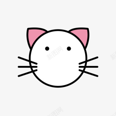动物图标上色猫图标