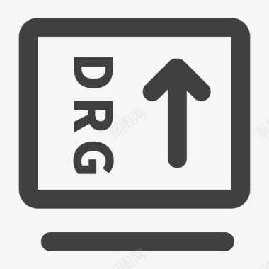 DRG指标概览线性图标