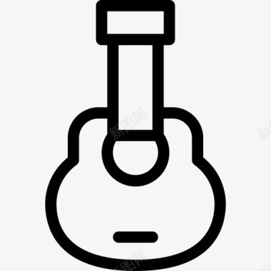 吉他乐器教育图标