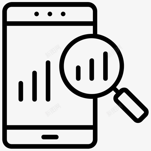 业务监控业务应用数据分析svg_新图网 https://ixintu.com 业务 监控 应用 数据分析 服务 在线 数据 商务 智能 线图 图标