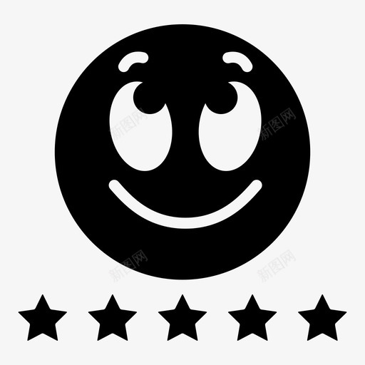 emojireview优秀emojireviewexcellent评分svg_新图网 https://ixintu.com 满意度 优秀 评分 客户