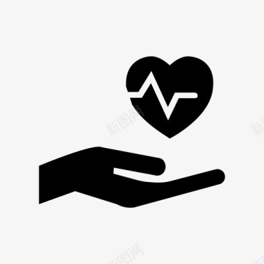 健康保险医疗保健心脏手术图标