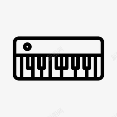 钢琴作曲家乐器图标